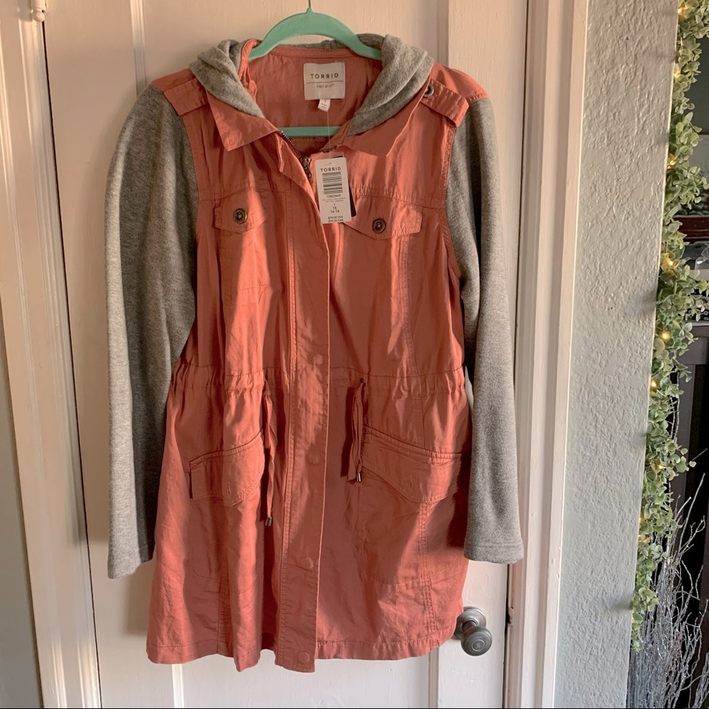 NWT Torrid 1 Cinched-Waist Jacket
